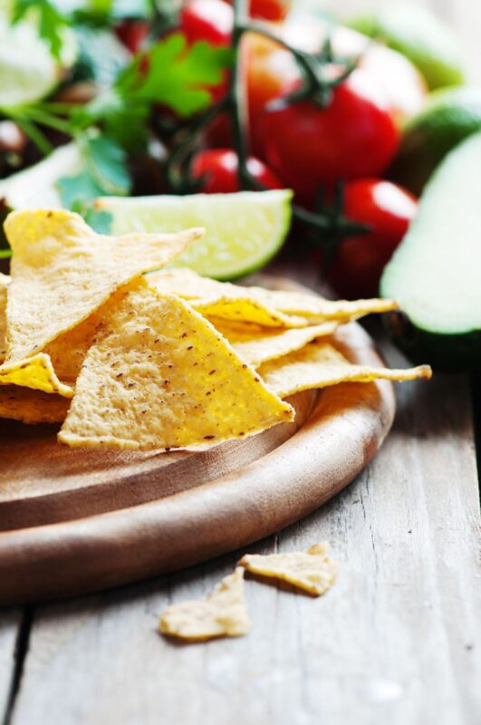 homemade tortilla chips
