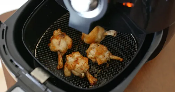 air fried crispy chicken drumsticks