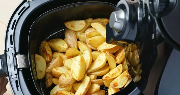 air frying potatoes