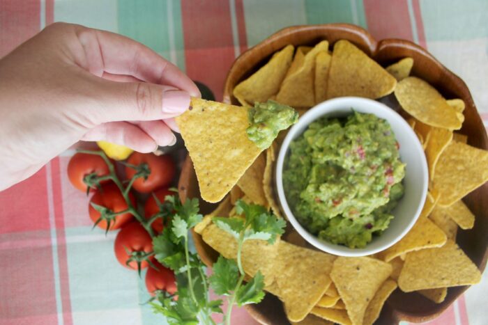 guacamole and fresh tortillas