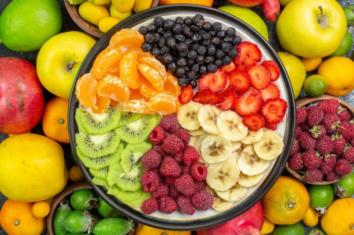 healthy fruit platter