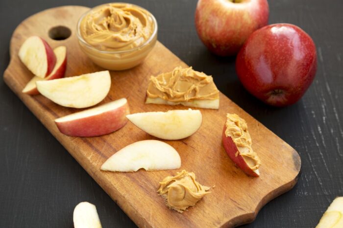 peanut butter and apple