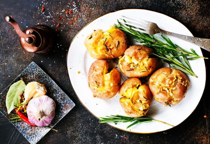 baked potatoes