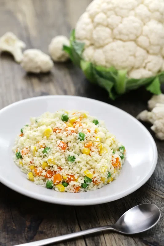 Cauliflower Rice with Mixed Vegetables