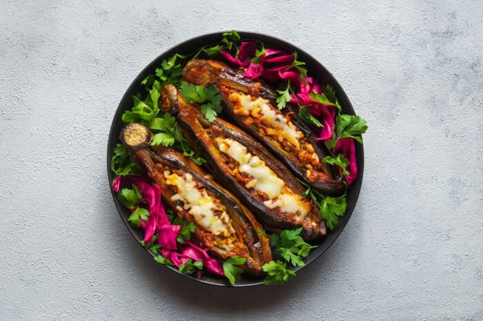 eggplant boats