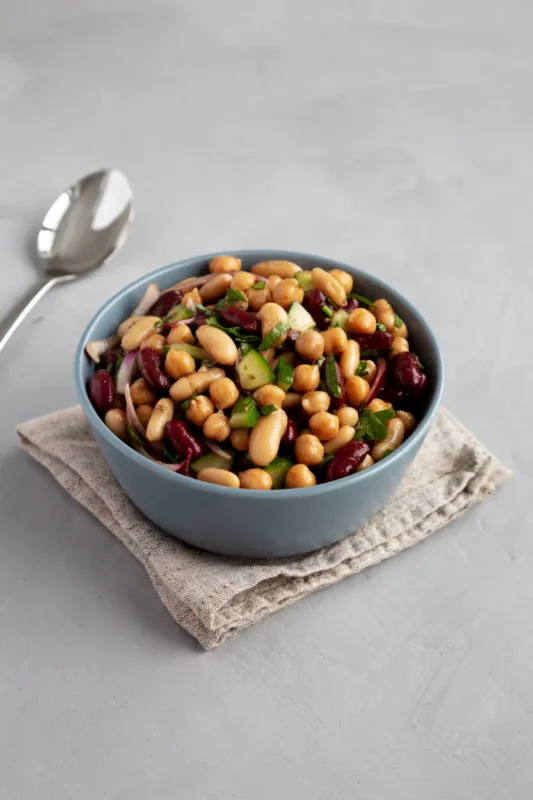 three beans salad