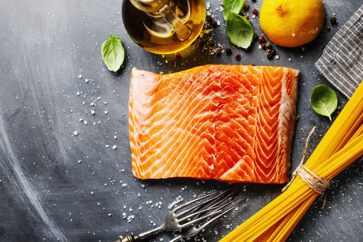 is salmon good for fatty liver