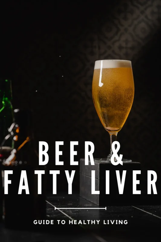 Beer and Fatty Liver Pinterest Pin