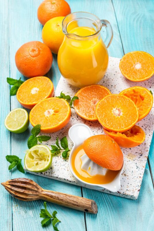 Is freshly squeezed orange juice good for fatty liver