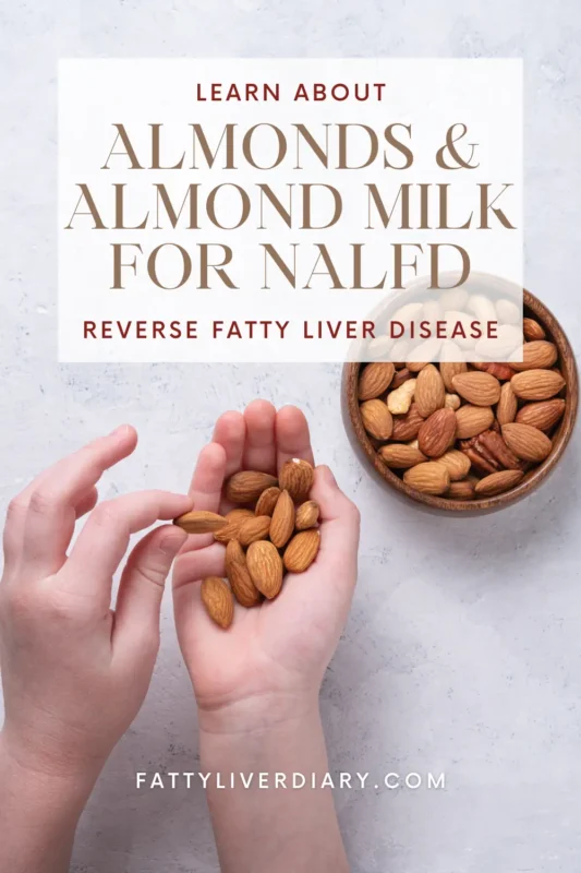 almonds for fatty liver disease Pinterest Pin