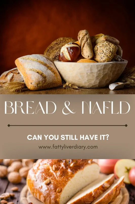 Bread and fatty liver disease pinterest pin