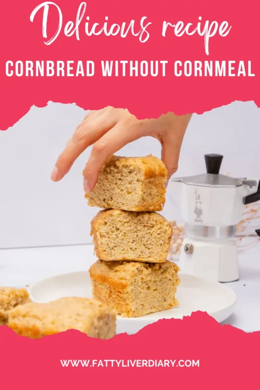 Cornbread without cornmeal Pinterest Pin