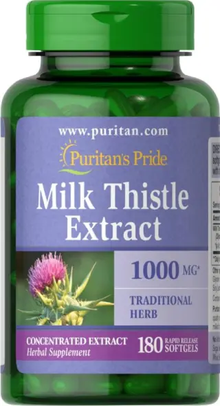 Puritan Milk Thistle Pill Bottle