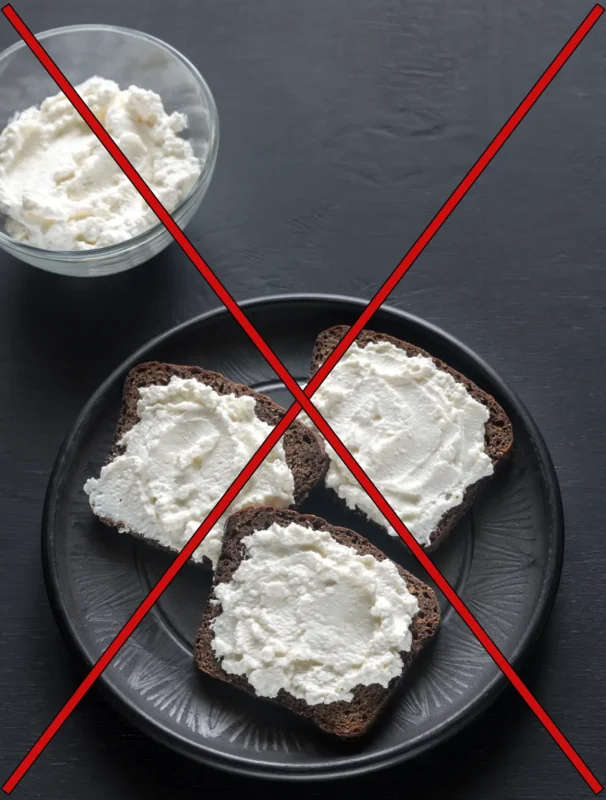 no cream cheese for fatty liver disease