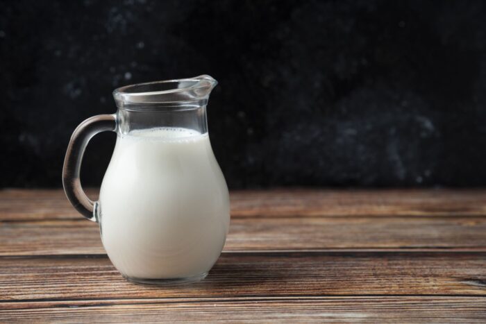 milk in a jug