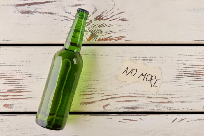 bottle of beer with no more message