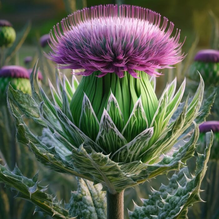 Milk Thistle Flower
