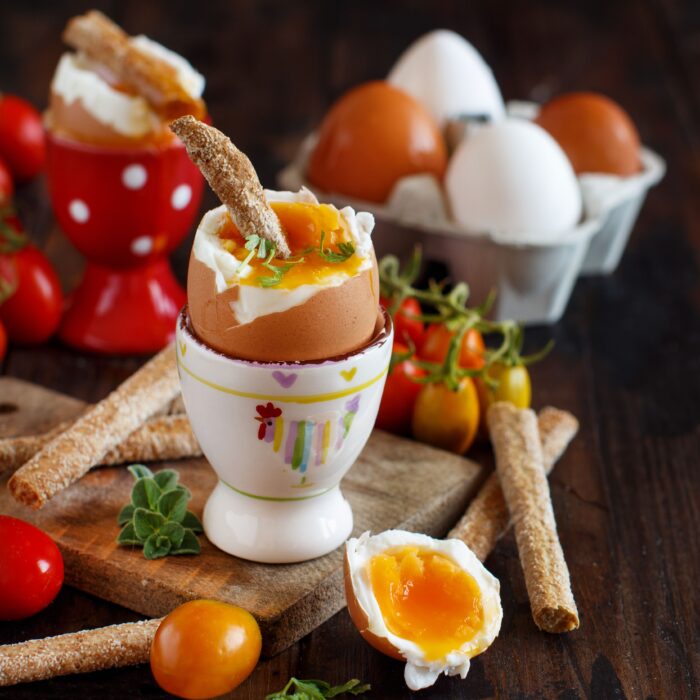 soft boiled eggs for fatty liver