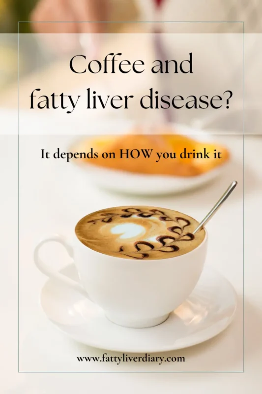 Coffee and Fatty Liver Disease Pinterest Pin
