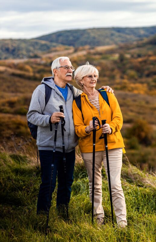 active senior couple