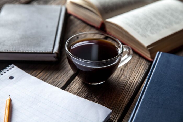 black coffee in a cup
