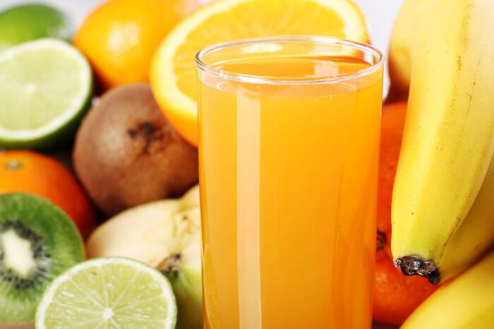 freshly squeezed fruit juice