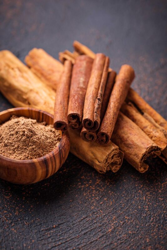 Ceylon cinnamon and cassia
