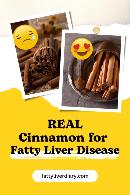 Cinnamon for Fatty Liver Disease Pinterest Pin
