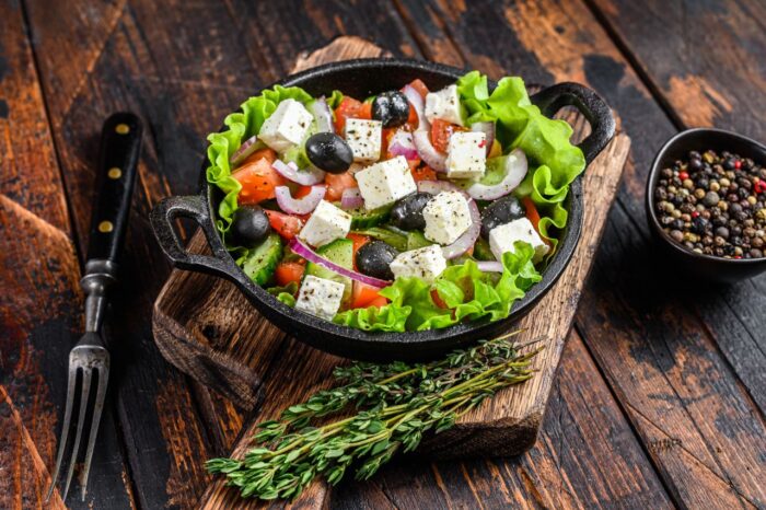 Greek salad recipe idea