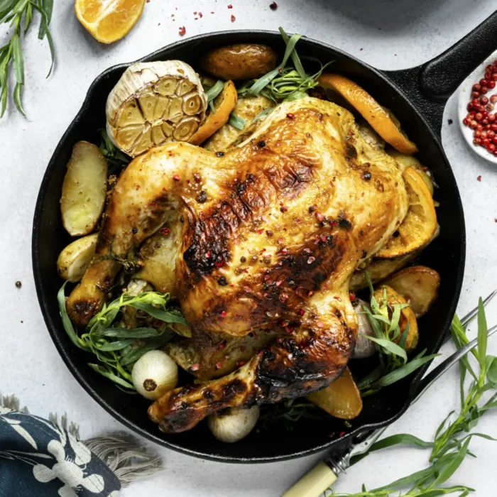 Juicy Lemon Roast Chicken