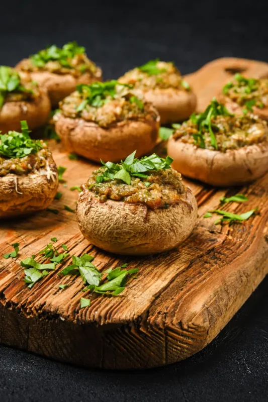 stuffed mushrooms for fatty liver