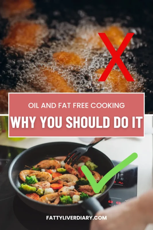Fat Free cooking for MASLD Pinterest Pin