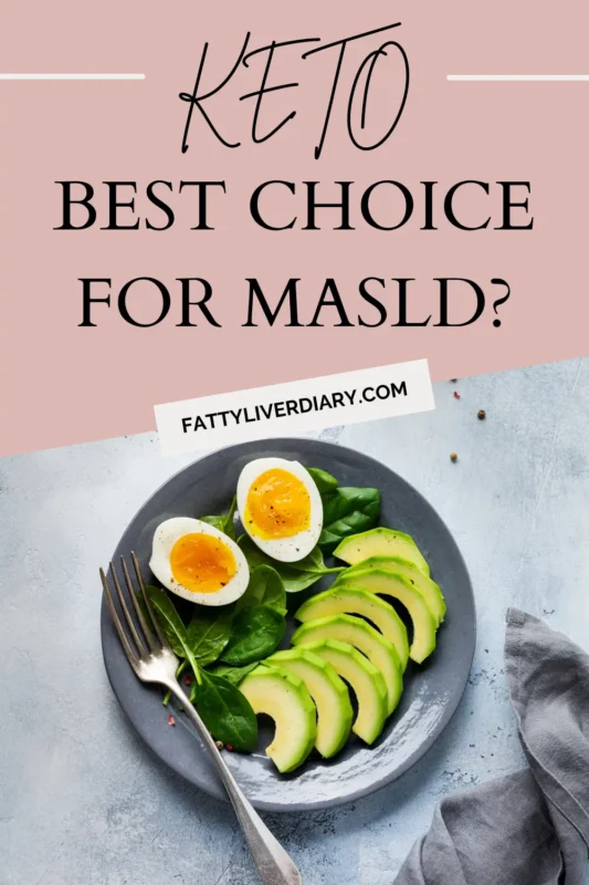 Keto for Fatty Liver Pinterest Pin
