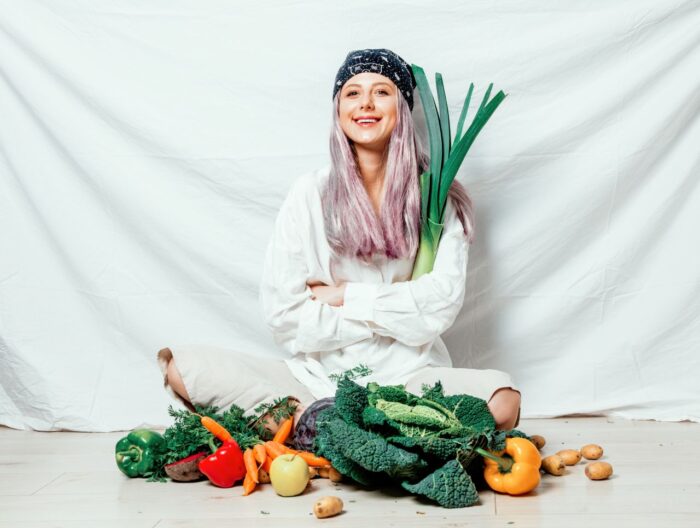 vegan lady