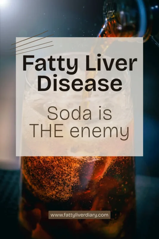 Fatty Liver and Soda Pinterest Pin