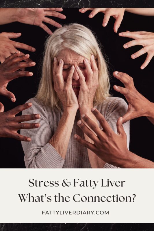 Stress and Fatty Liver Pinterest Pin