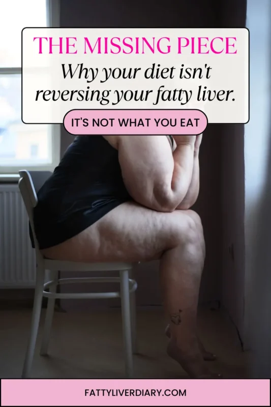 Stress and Fatty Liver Pinterest Pin