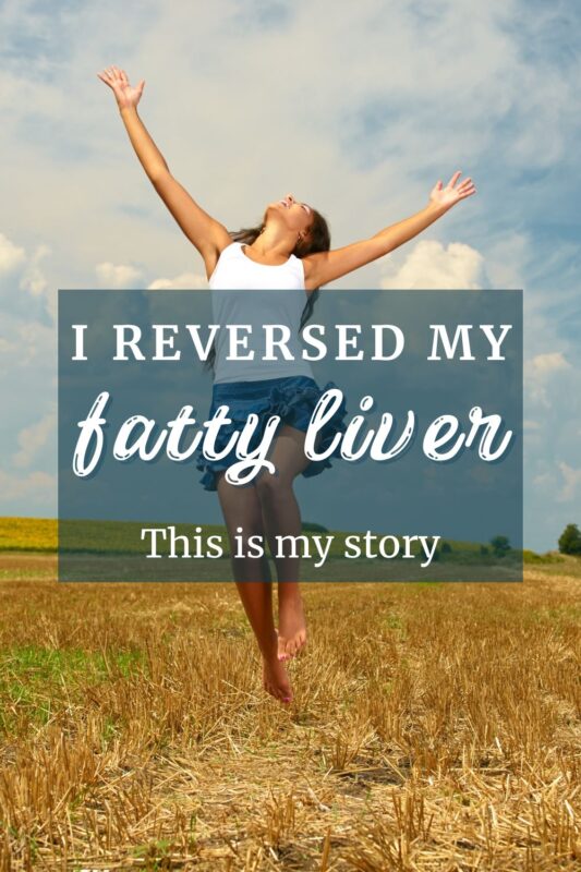 I reversed my fatty liver Pinterest Pin