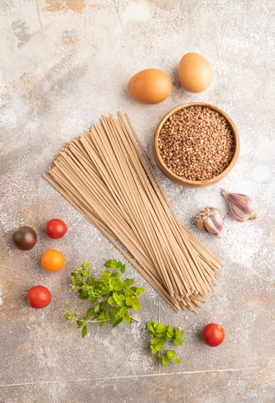 noodles and vegetables