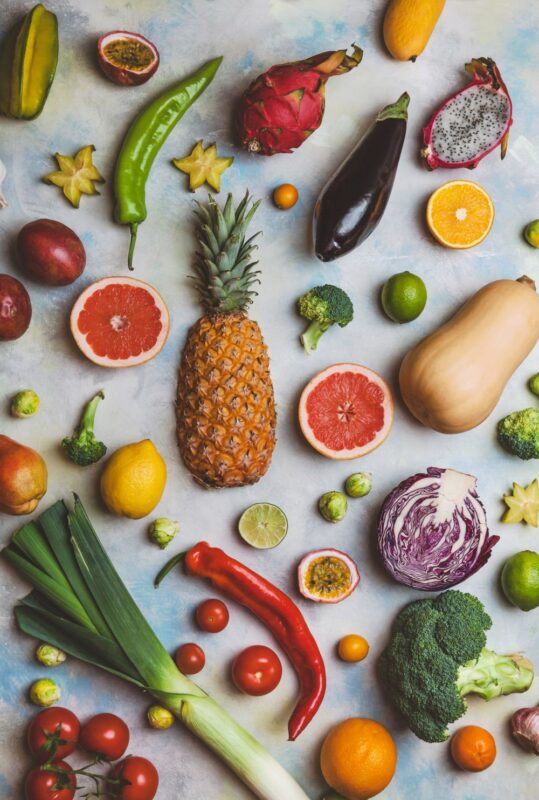 fruits and vegetables for fatty liver