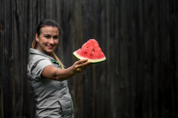 yummy slice of watermelon