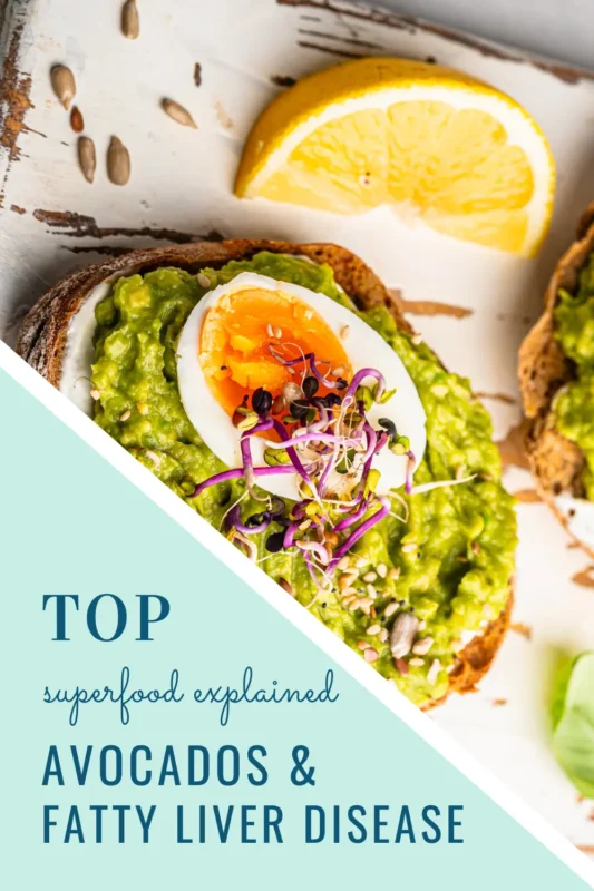 Avocados and Fatty Liver Disease Pinterest Pin