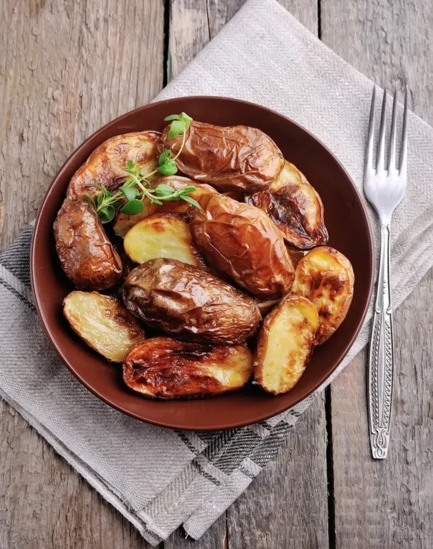 baked and cooled baked potatoes