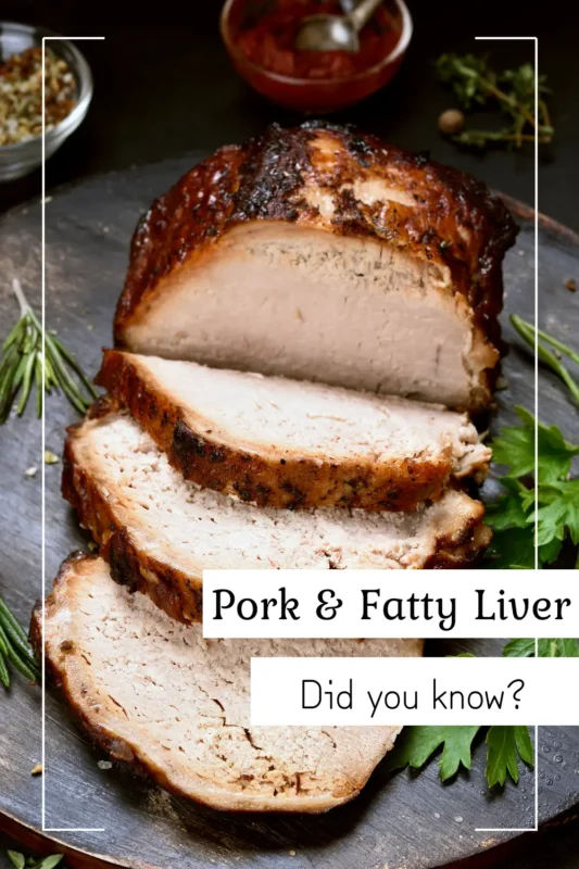 Pork and Fatty Liver Disease Pinterest Pin