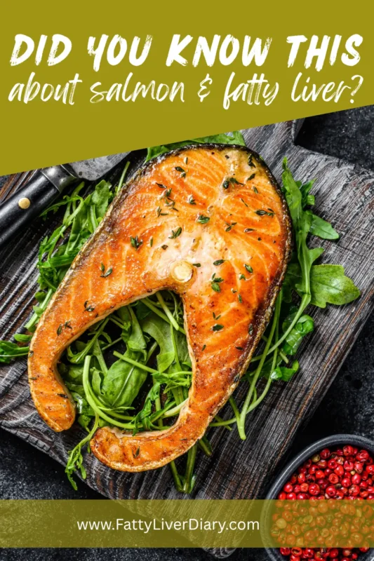 Salmon and Fatty Liver Disease Pinterest Pin