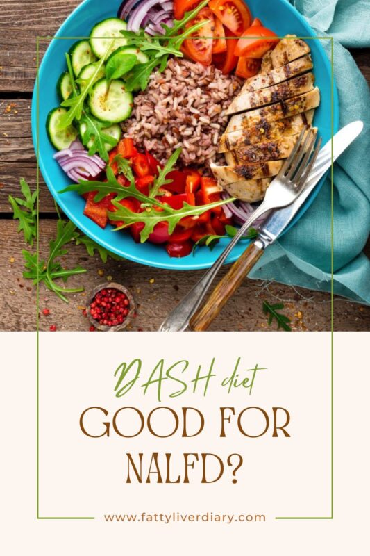 DASH diet for Fatty Liver Pinterest Pin