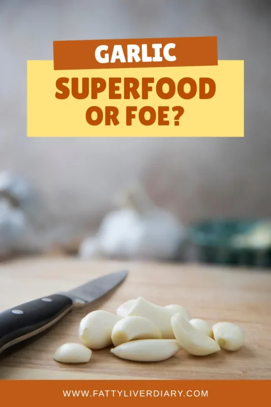 Garlic Fatty Liver Disease Pinterest Pin