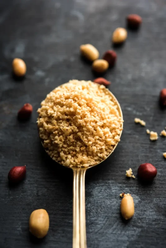 crushed peanuts