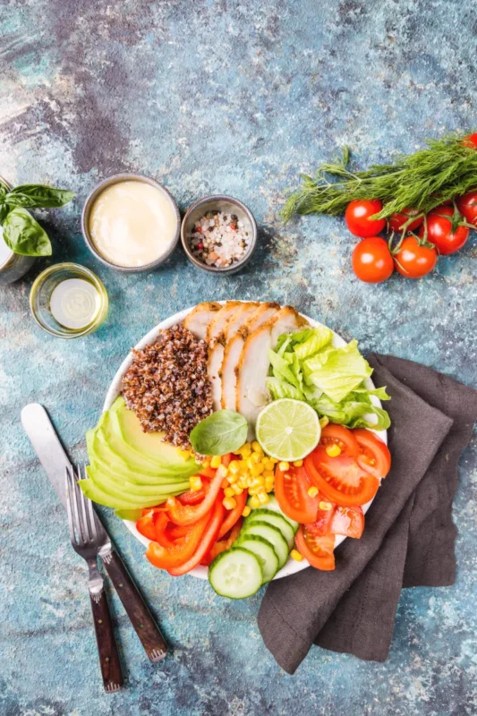 dash diet on a plate