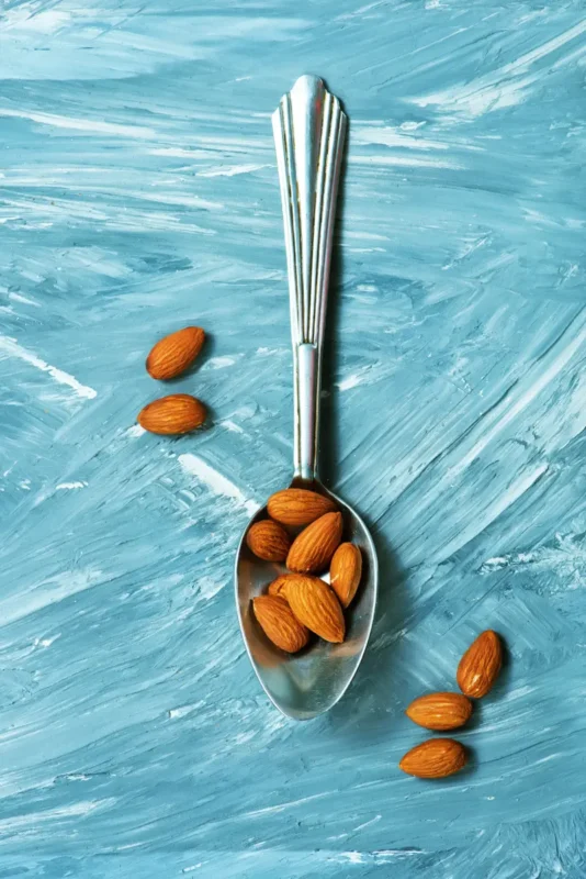 Almonds in a Spoon